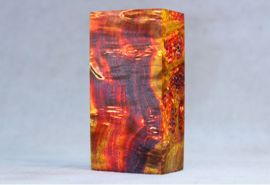 Stabilized Maple Burl Wood Mod Block